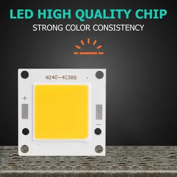  Nagy teljesítményű 12V 30W COB LED vetítőlámpa Chip Light reflektor reflektor kerti négyzet alakú fény LED gyöngyök